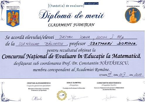 evaluare mate